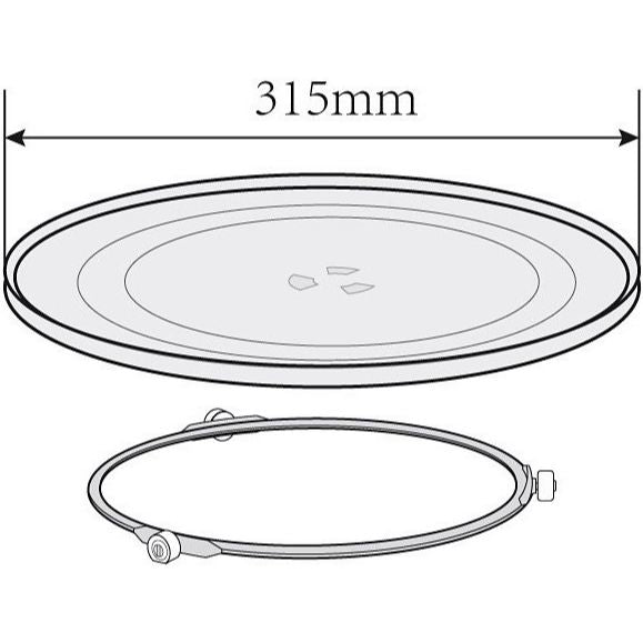 Microwave (Privileg AC925EBL) - Bake & Heat