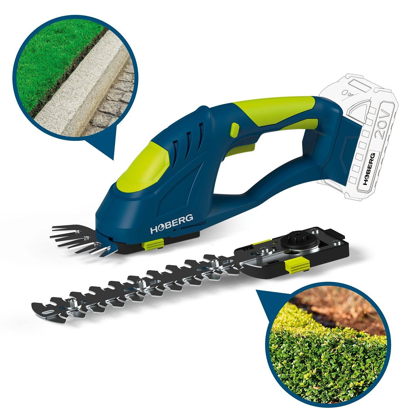 Cordless Grass & Hedge Shears by Hoberg