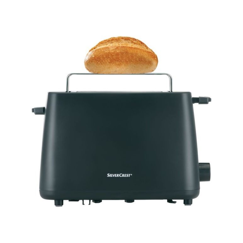 Toaster 2-Slice, SILVERCREST®, Schwarz