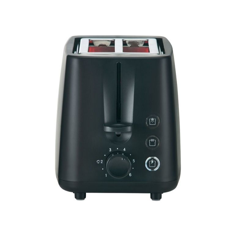 Toaster 2-Slice, SILVERCREST®, Schwarz