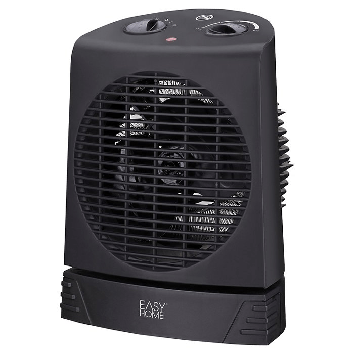 Portable Heater - Easy Home Black