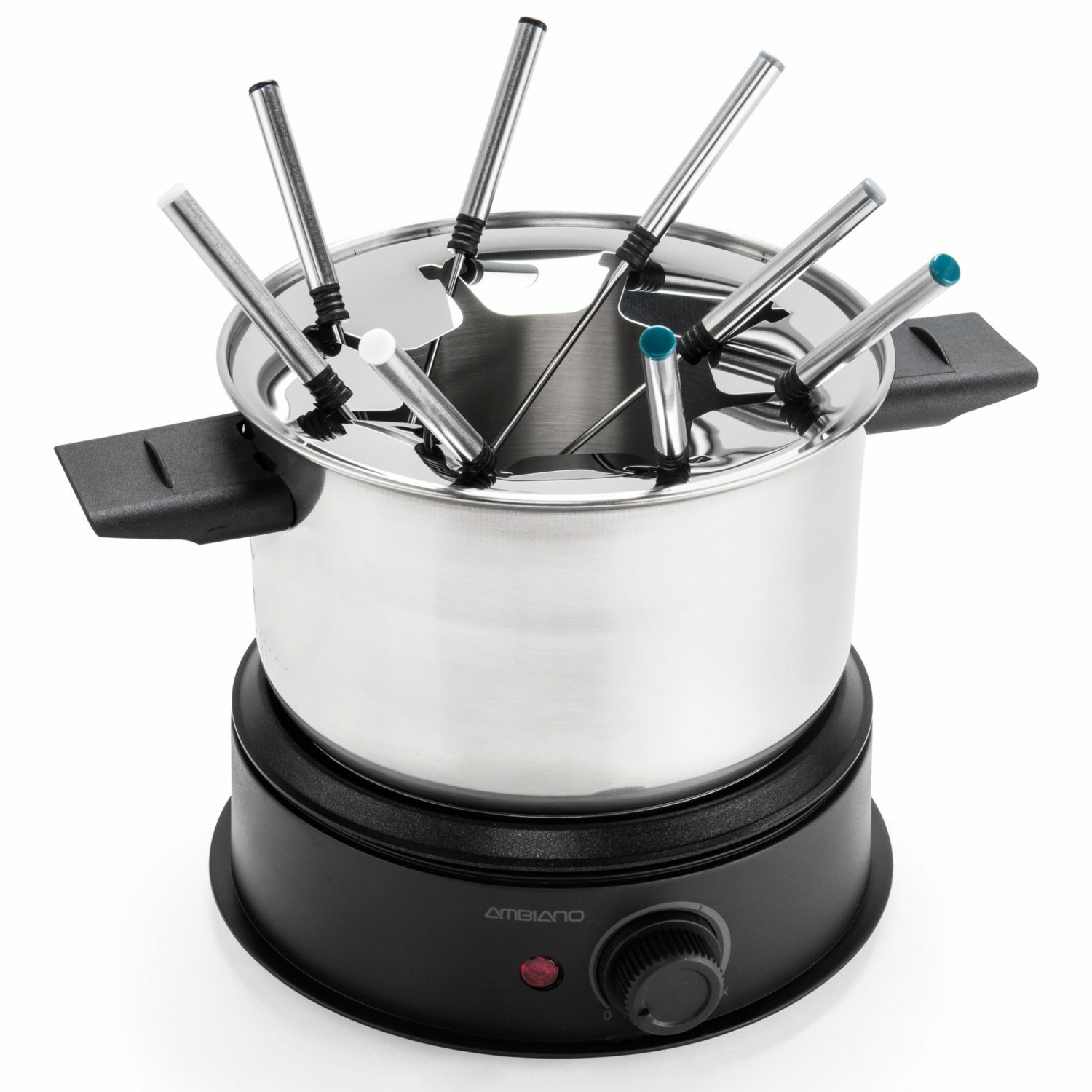 Electric Fondue Set 1500W 8 Stainless Steel