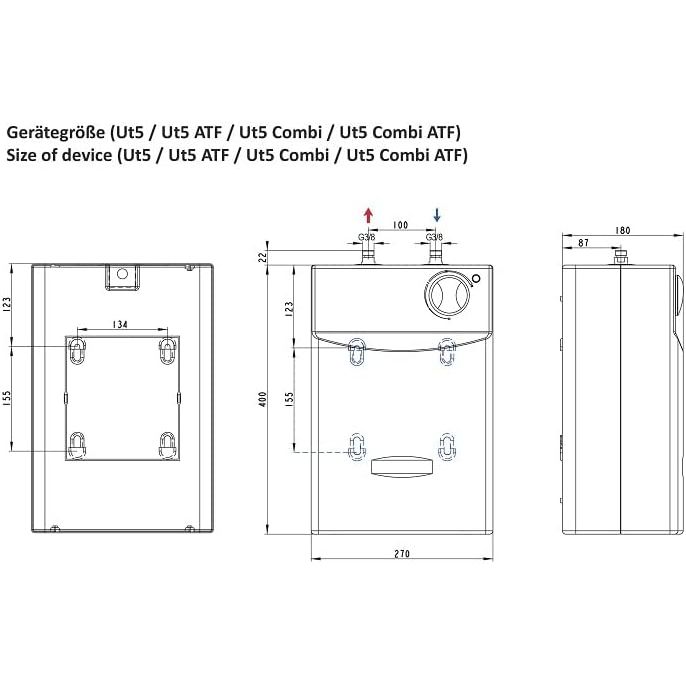 Hot Water Tank 5L - Thermoflow Over-Sink