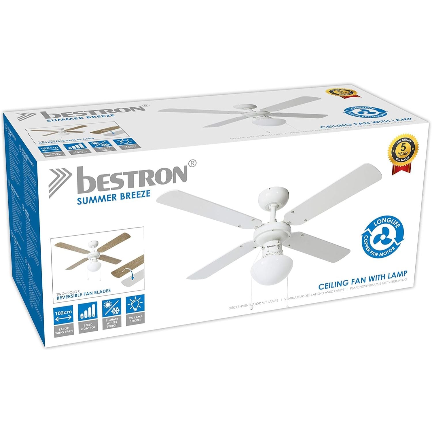 Ceiling Fan Bestron DHB42W (50”)